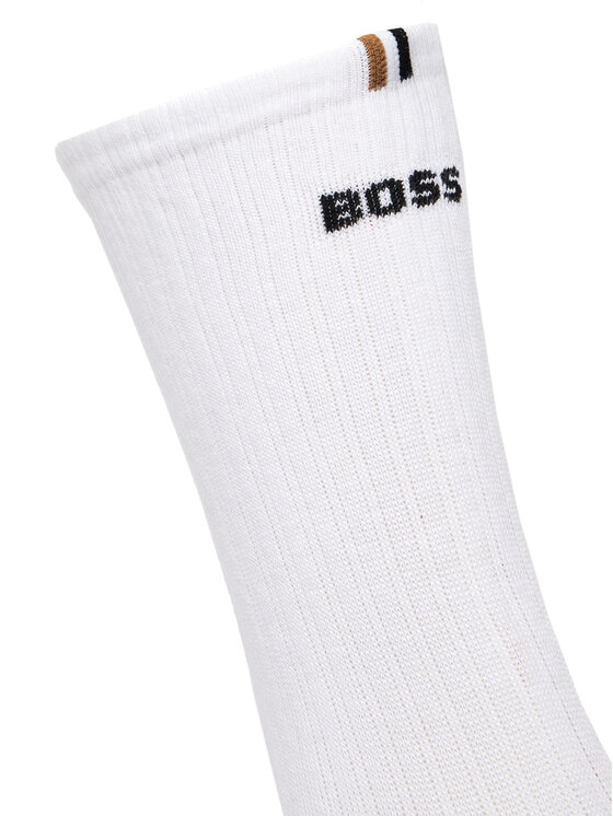 BOSS BOSS Комплект 2 чифта дълги чорапи дамски 50502113 Бял