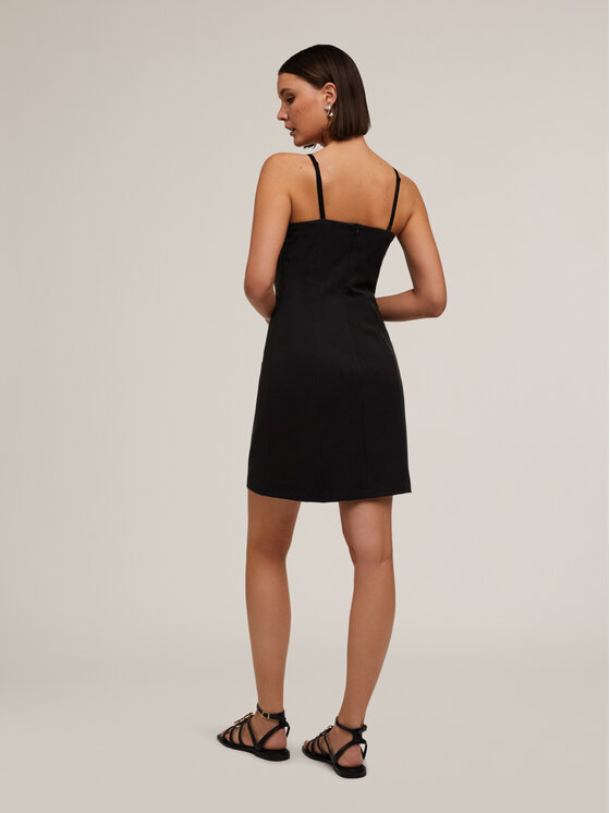 Motivi Motivi Vestito da giorno 7042Q003094N0Z3 Nero Slim Fit