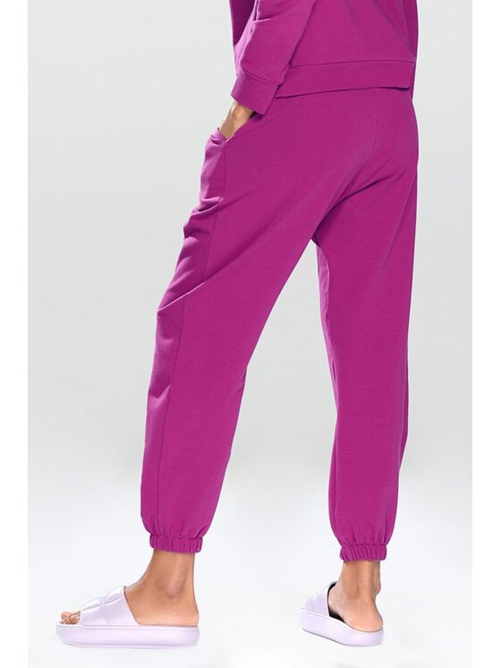 DKaren Sport DKaren Sport Spodnie dresowe Wenezja Różowy Classic Fit
