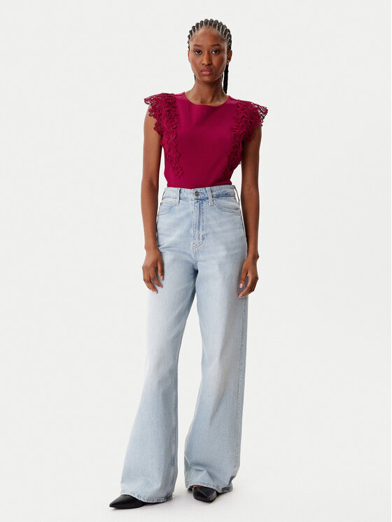 Morgan Morgan Bluza 252-DFLOWER Rdeča Regular Fit