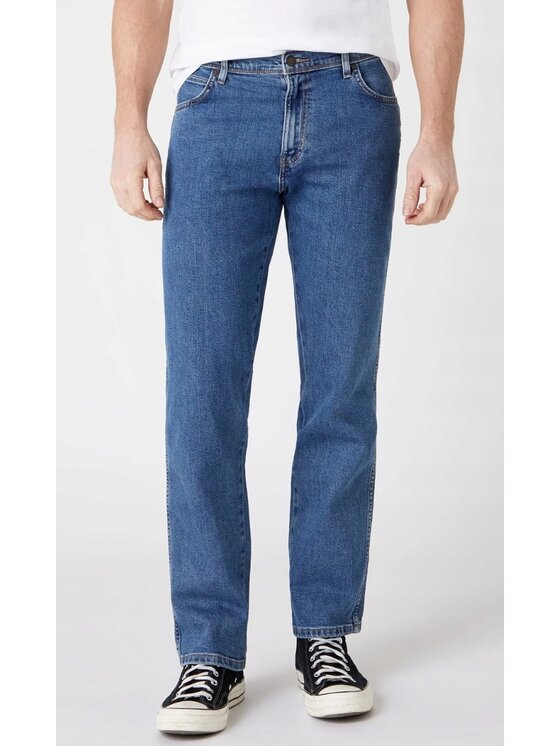 Wrangler Wrangler Jeansy Regular Niebieski Regular Fit