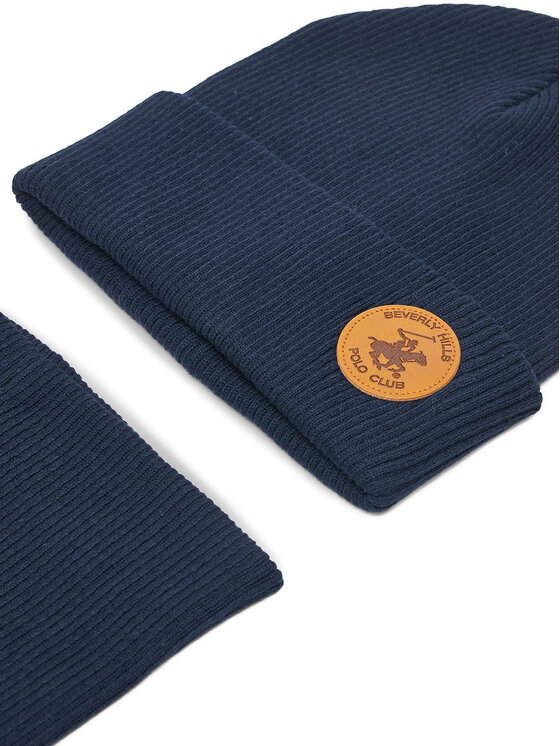 Beverly Hills Polo Club Beverly Hills Polo Club Komplet kapa in bandana CEO-BHPC-ACCCS-02 Mornarsko modra