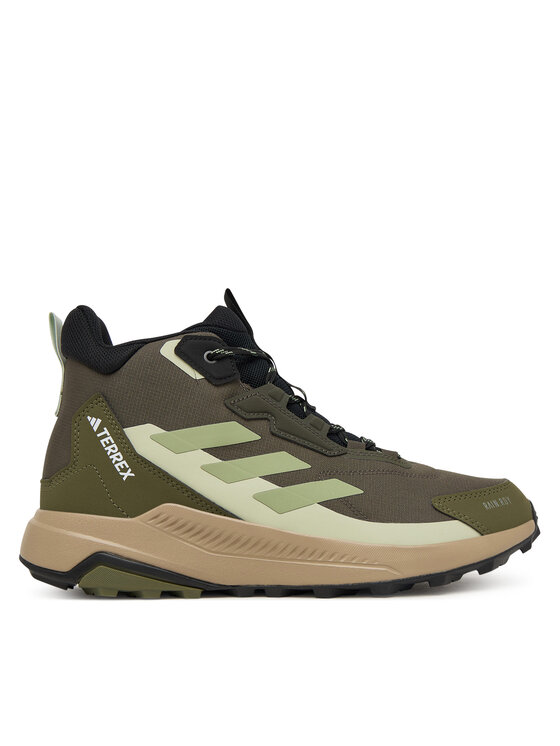 adidas Туристически Terrex Anylander Mid Rain.Rdy Hiking Shoes JR6594 Кафяв
