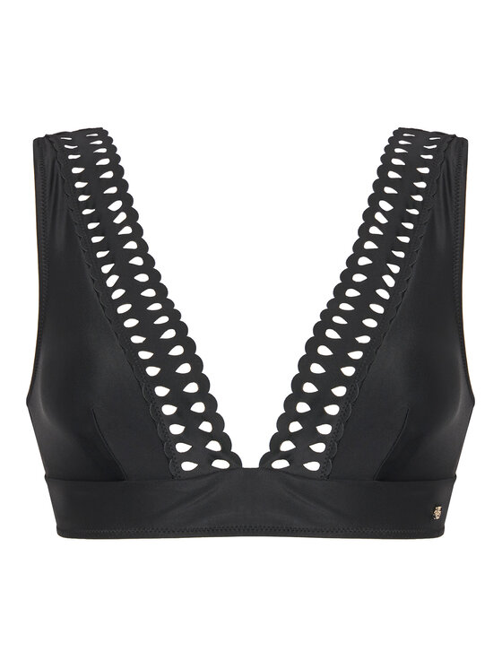 BOSS BOSS Bikini-Oberteil Eyelet 50540665 Schwarz