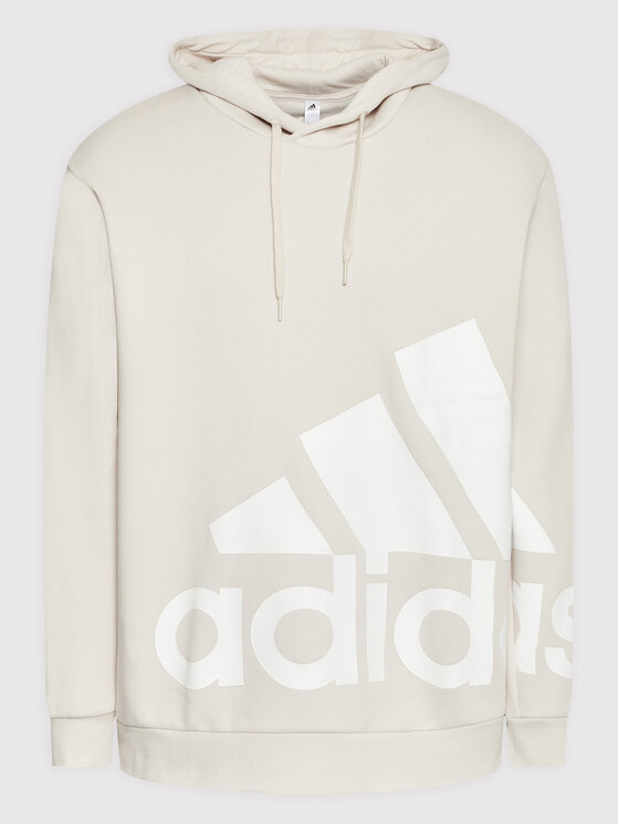 adidas adidas Džemperis Essentials Giant Logo Fleece HL6928 Smėlio Loose Fit