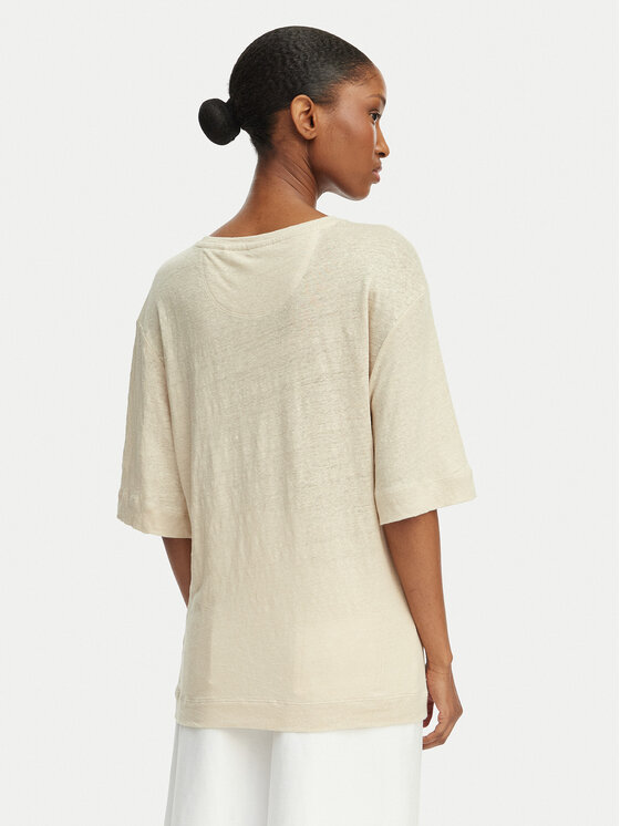 BOSS BOSS T-särk C_Emma 50556387 Helebeež Regular Fit