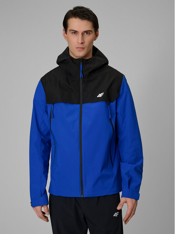 4F 4F Kurtka przejściowa CITY JACKETS Niebieski Regular Fit