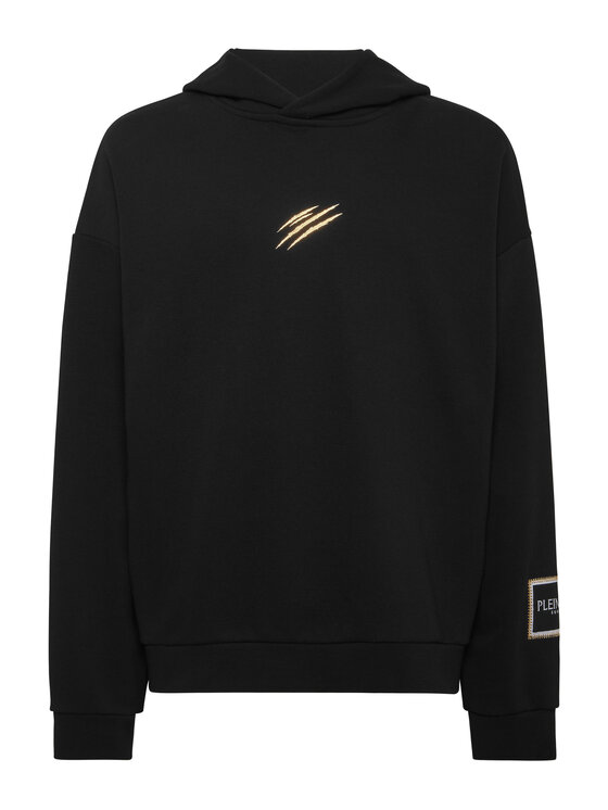 Plein Sport Plein Sport Bluza 24115 Czarny Regular Fit