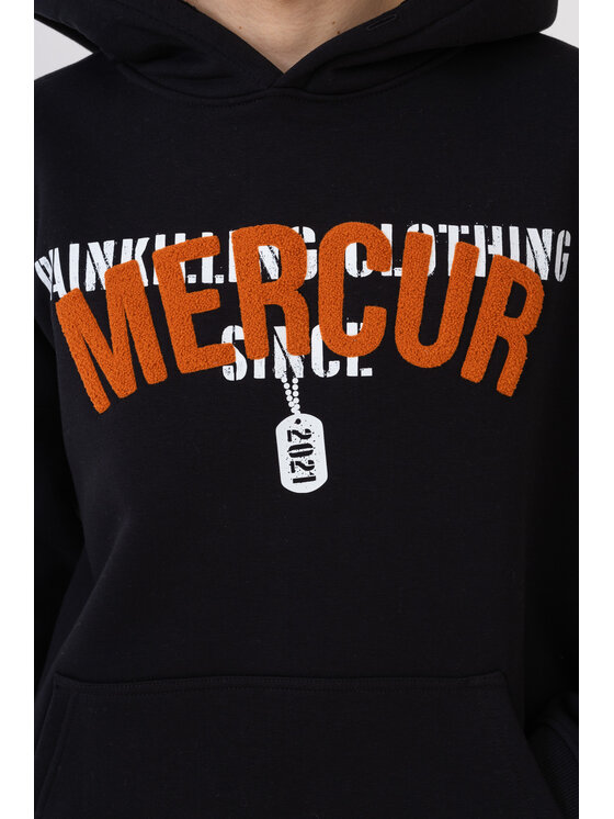 Mercur Mercur Bluza Military Czarny Comfort Fit