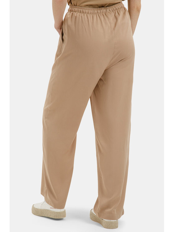 Cross Jeans Cross Jeans Spodnie materiałowe 80167-534 Beżowy
