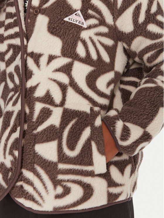 Quiksilver Quiksilver Флісовий реглан Chalok EQWPF03003 Коричневий Relaxed Fit
