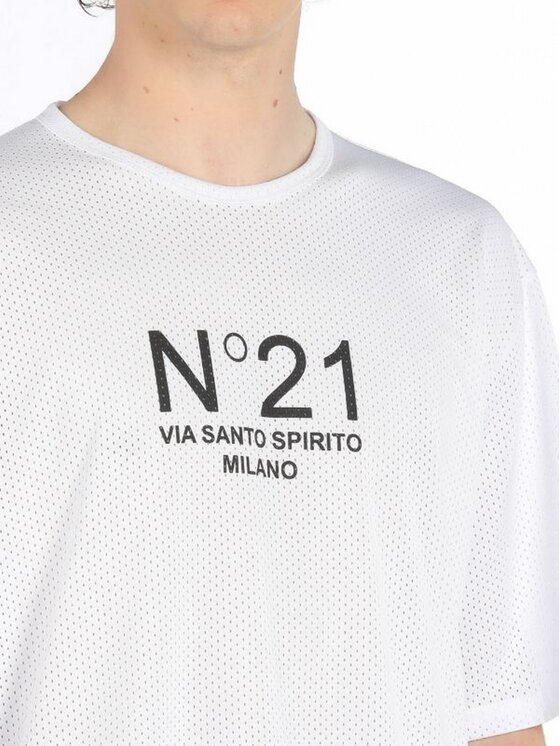 N°21 N°21 T-shirt U-N21-0427 Bianco Regular Fit