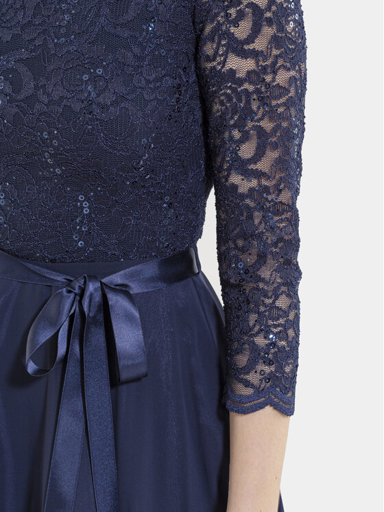 Swing Swing Kokteilinė suknelė 77761210 Tamsiai mėlyna Regular Fit