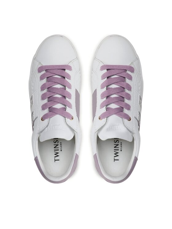 TWINSET TWINSET Sneakersy 232TCP180 Biały