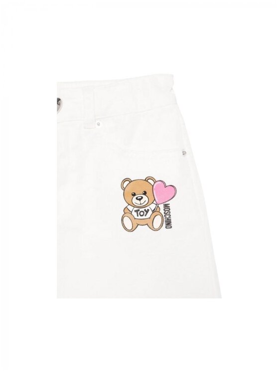 LOVE MOSCHINO LOVE MOSCHINO Minigonna haj03m_loa14_10063 Bianco Regular Fit