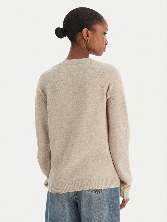 Vero Moda Vero Moda Pulover Doffy 10221006 Bej Regular Fit