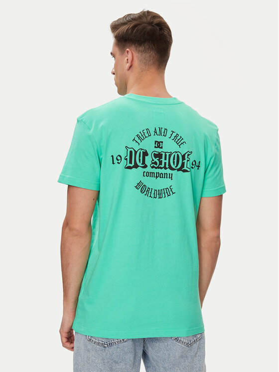 DC DC Tricou Chain Gang Tss ADYZT05348 Verde Regular Fit