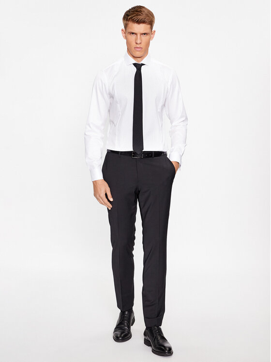 Eterna Eterna Cămașă 4138/FK8V Alb Slim Fit