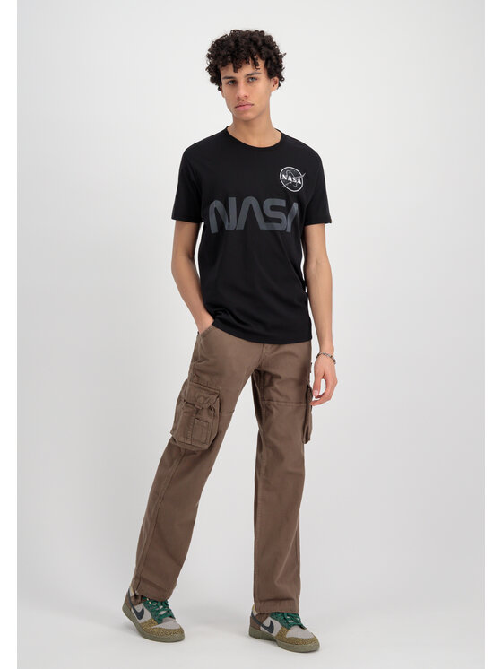 Alpha Industries Alpha Industries Kalhoty z materiálu AI.101212-183-32 Hnědá Straight Leg