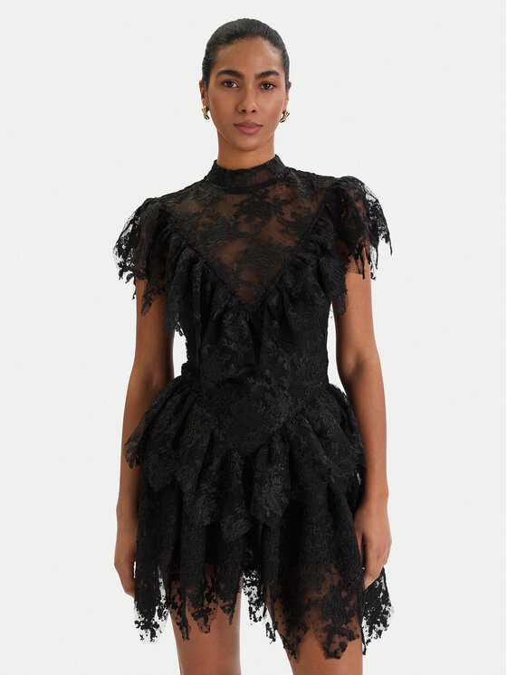 Bardot Bardot Коктейлна рокля Tarryn 60305DB Черен Slim Fit