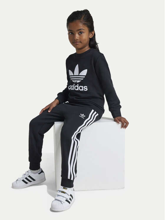 adidas adidas Спортивний костюм adicolor IY4784 Чорний Regular Fit