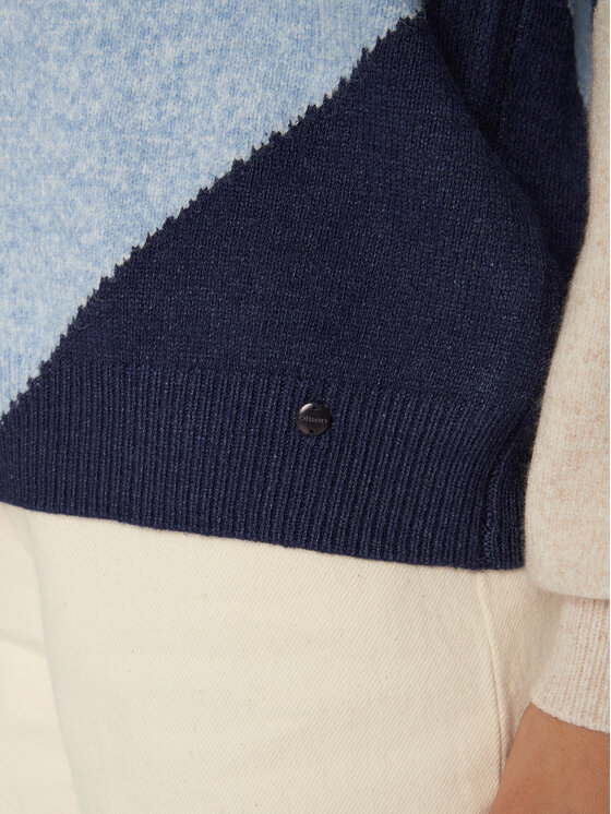 Olsen Olsen Sweter 11004260 Niebieski Regular Fit