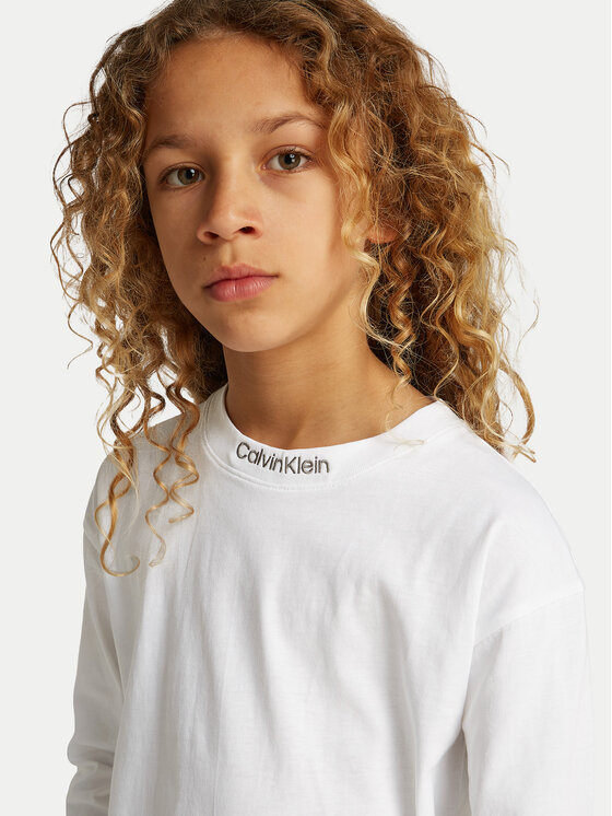 Calvin Klein Jeans Calvin Klein Jeans Блузка Embro IB0IB02354 Білий Regular Fit