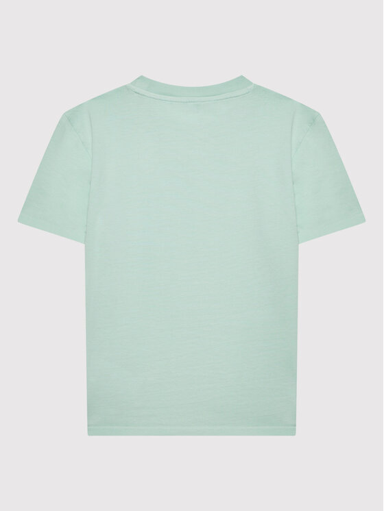 T-shirt H2RJ08 RA260 Verde Regular Fit