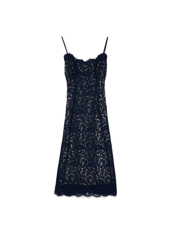 Oltre Oltre Abito da sera 7065R005055N034 Blu A-Line Fit