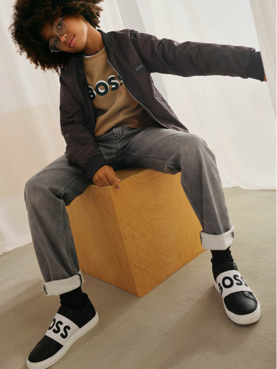 BOSS Boss Джинси J50688 S Сірий Regular Fit