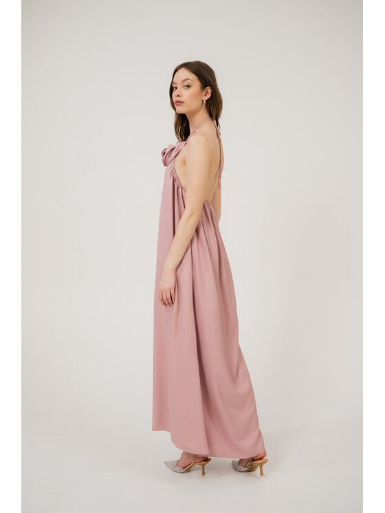 ROSE AVENUE ROSE AVENUE Sukienka koktajlowa NATALIE Różowy Regular Fit