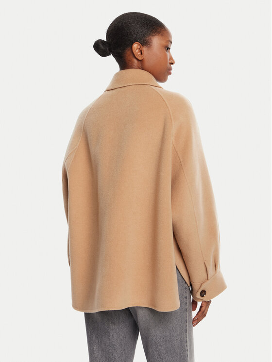Marella Marella Villane mantel Gettone 2523086011 Beež Loose Fit