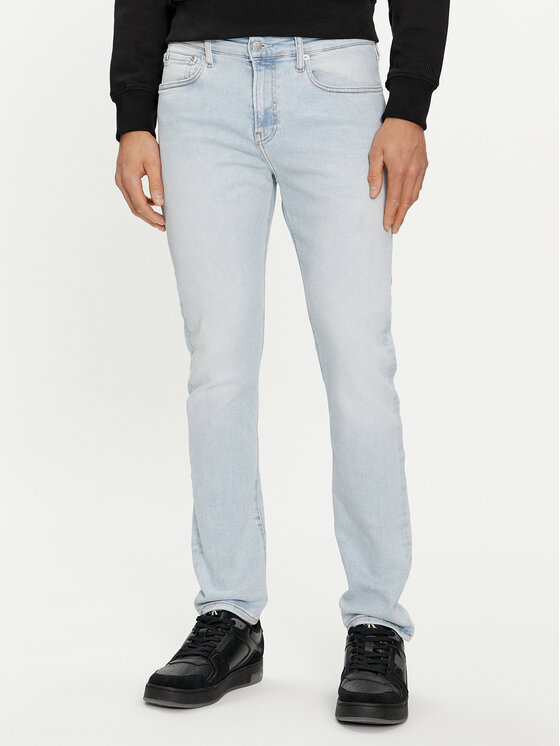 Calvin Klein Jeans Calvin Klein Jeans Jeans hlače J30J324850 Svetlo modra Skinny Fit