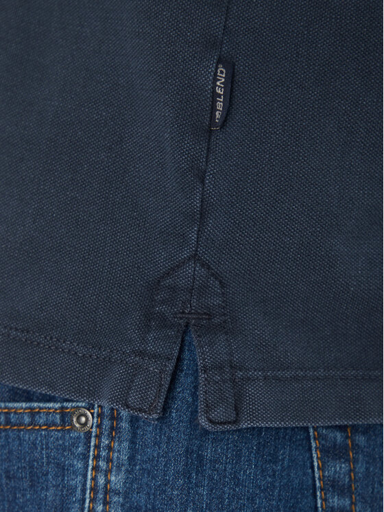 Blend Blend Polokošeľa 20717920 Tmavomodrá Regular Fit