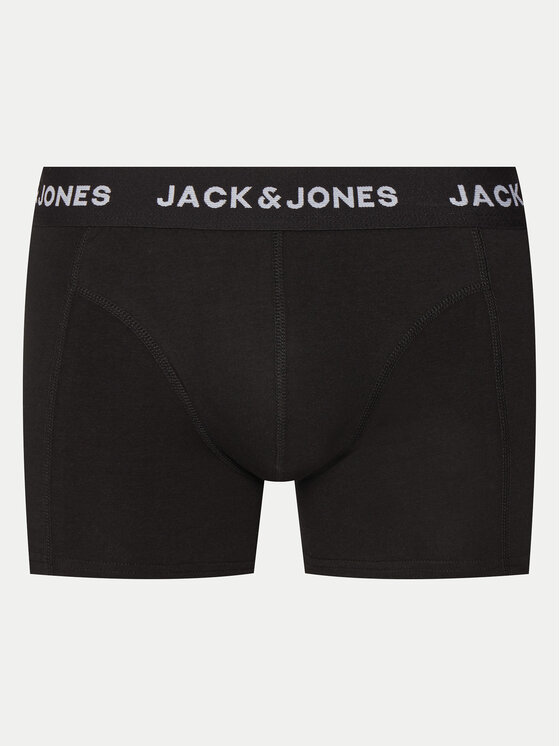 Jack&Jones Jack&Jones Komplekti kuulub 3 paari boksereid Solid 12254363 Must