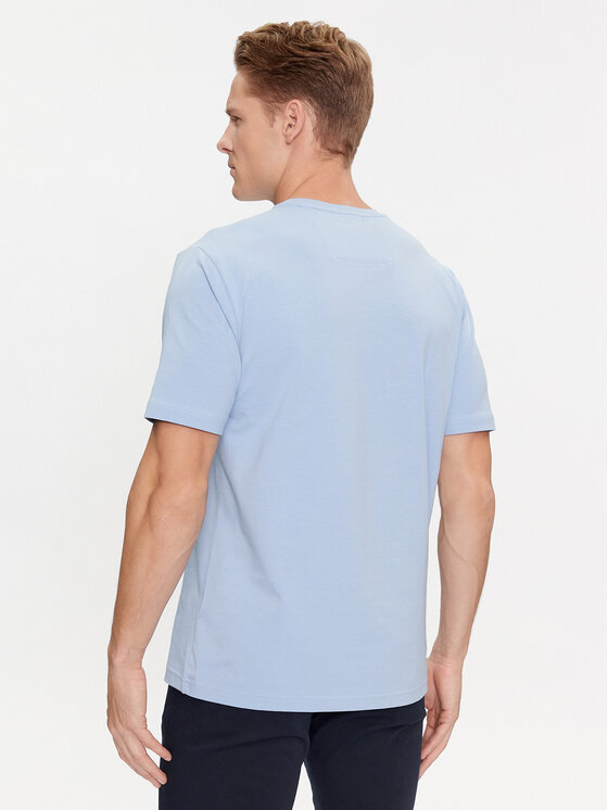 BOSS Boss Tricou Tee 8 50501195 Albastru celest Regular Fit
