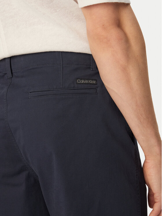 Calvin Klein Jeans Calvin Klein Jeans Čino bikses 90s LV04RF619G Zils Straight Fit