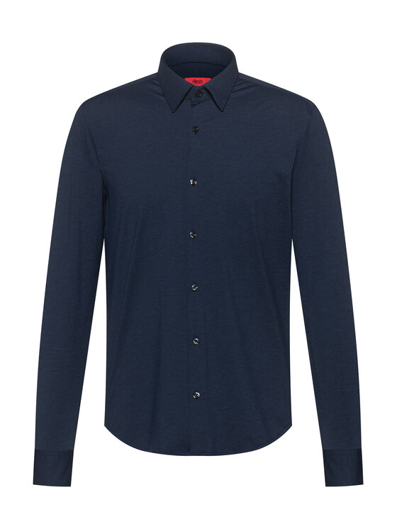 HUGO Hugo Koszula Ermo 50438087 Granatowy Slim Fit