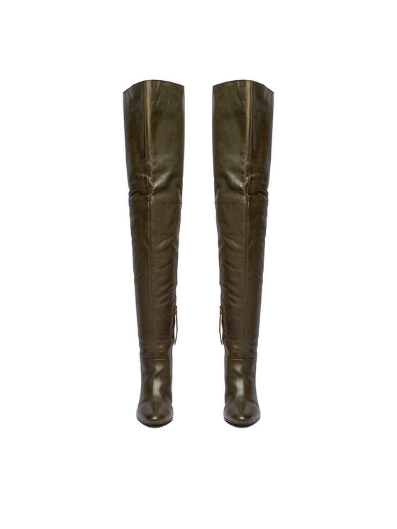 GINO ROSSI GINO ROSSI Kozačky EO-ZIVO-121925 Khaki