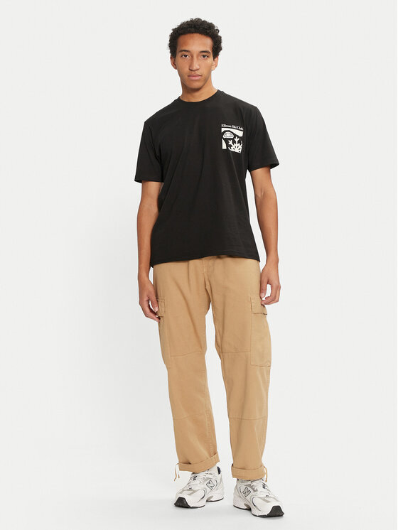 Ellesse Ellesse T-särk Skisetta Tee SHX20961 Must Regular Fit