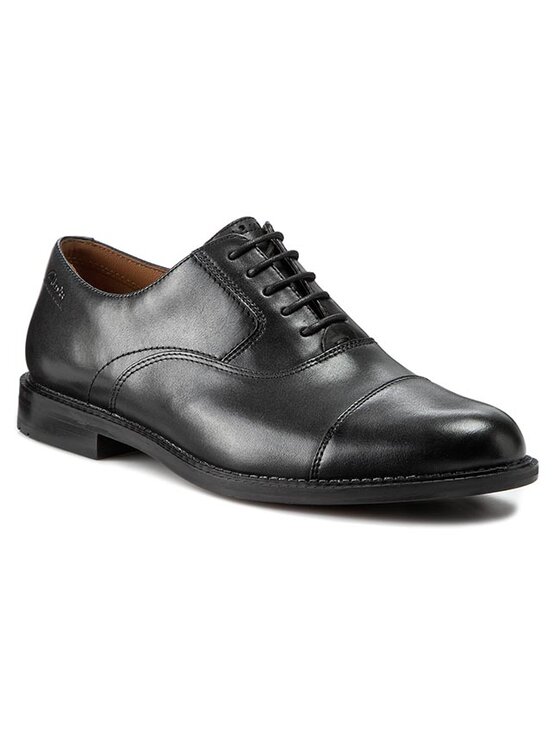 Clarks Clarks Pusbačiai Dorset Boss 203550417 Juoda