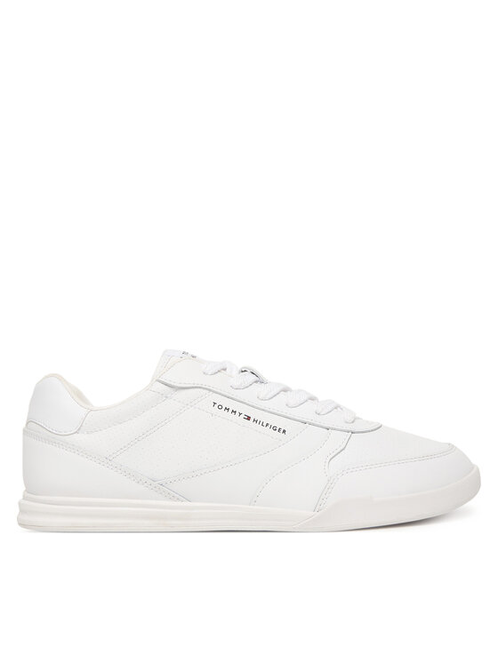 Tommy Hilfiger Tommy Hilfiger Sneakers Lopro Cup Leather FM0FM05677 Alb