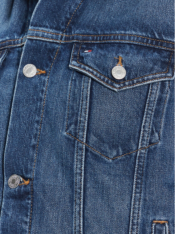Tommy Hilfiger Tommy Hilfiger Geacă de blugi MW0MW32110 Albastru Regular Fit