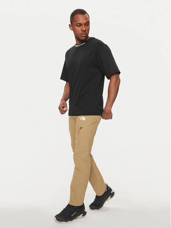 The North Face The North Face T-krekls Zumu NF0A87DD Melns Regular Fit