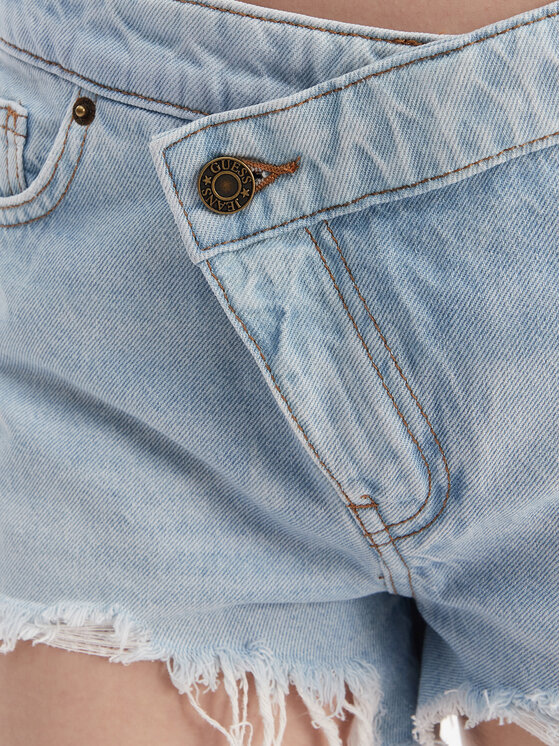 Guess Jeans Guess Jeans Τζιν σορτσάκια W6GDZ8 D6364 Μπλε Regular Fit