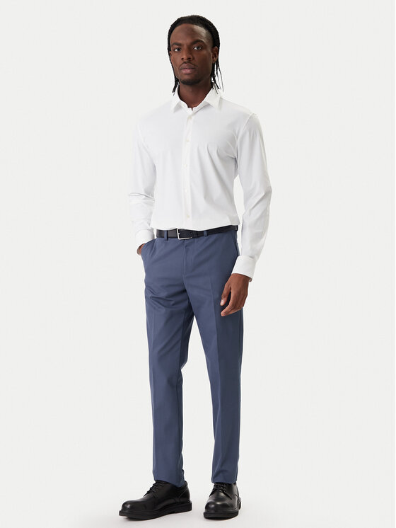 BOSS BOSS Čino bikses P-Kaiton1 50543945 Zils Slim Fit