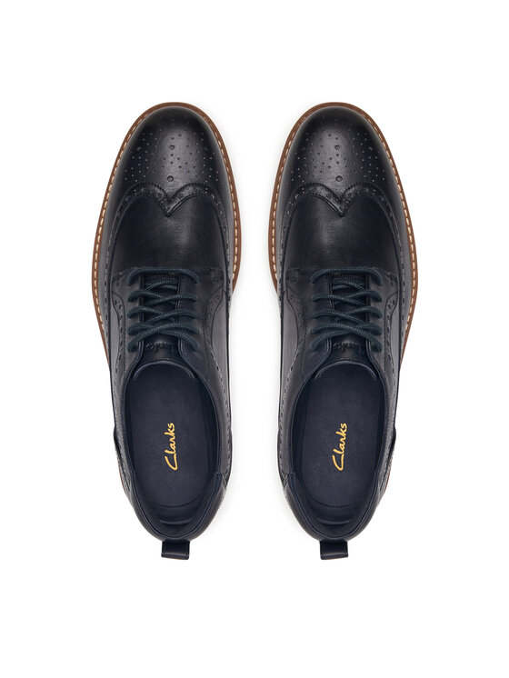 Clarks Clarks Półbuty Aldwin2 Limit 26320108 Granatowy
