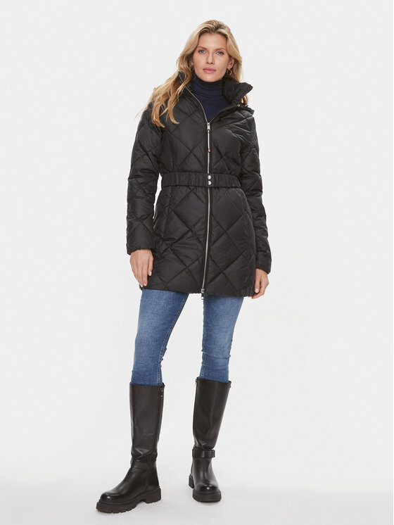 Tommy Hilfiger Tommy Hilfiger Μπουφάν χειμωνιάτικο Elevated WW0WW40326 Μαύρο Regular Fit