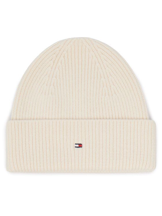 Tommy Hilfiger Tommy Hilfiger Σετ Κασκόλ και Σκούφος AW0AW19136 Κρεμ