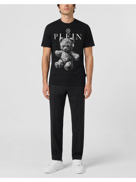 PHILIPP PLEIN PHILIPP PLEIN T-Shirt 31601 Czarny Regular Fit